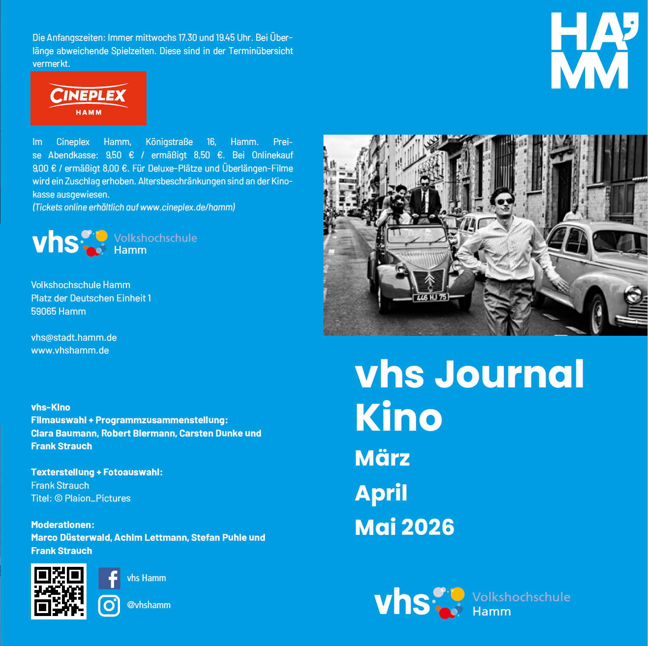 Vorschaubild des aktuellen vhs Journal Kino